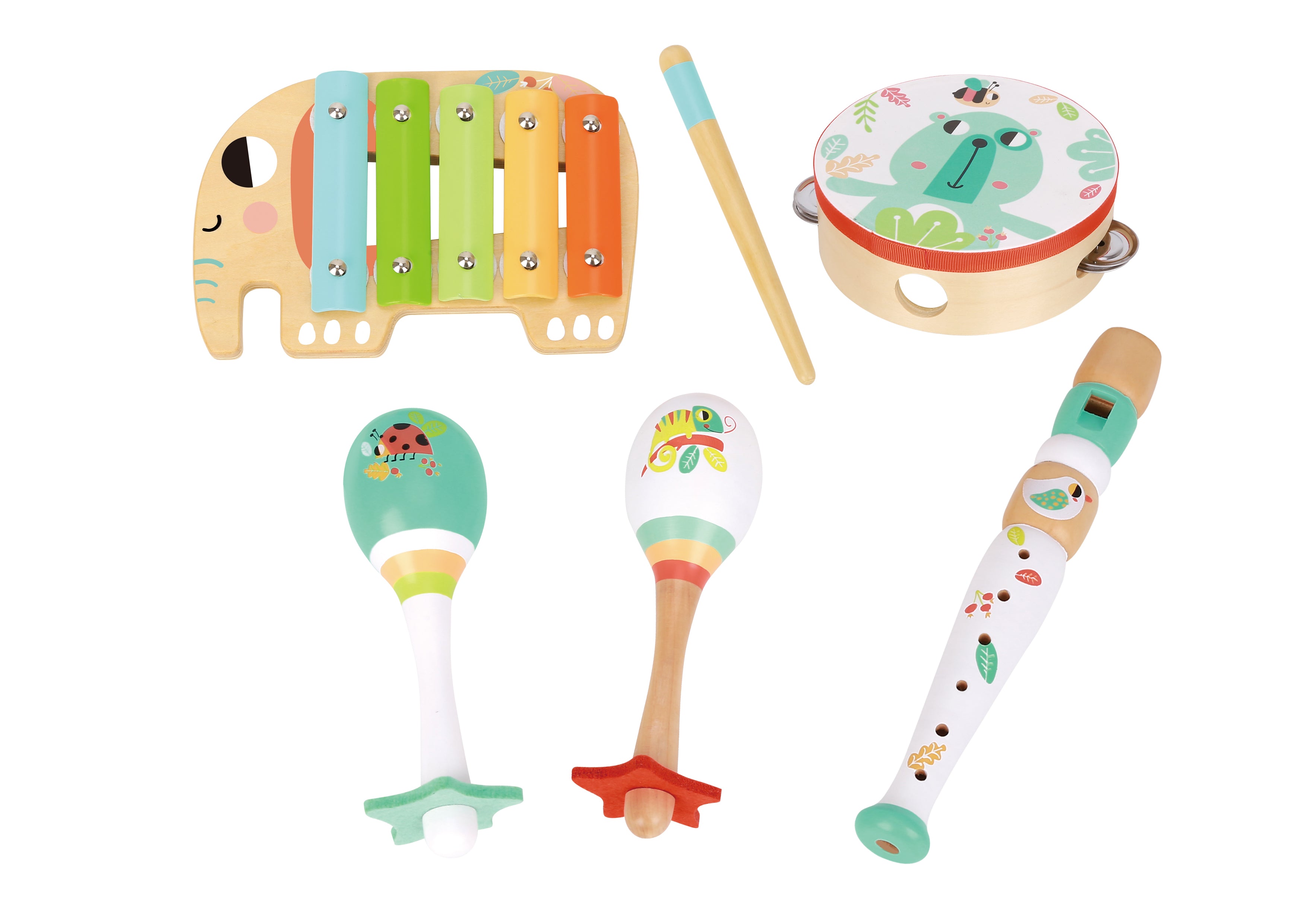 Houten Muziek Instrumenten Set – 18+ maanden