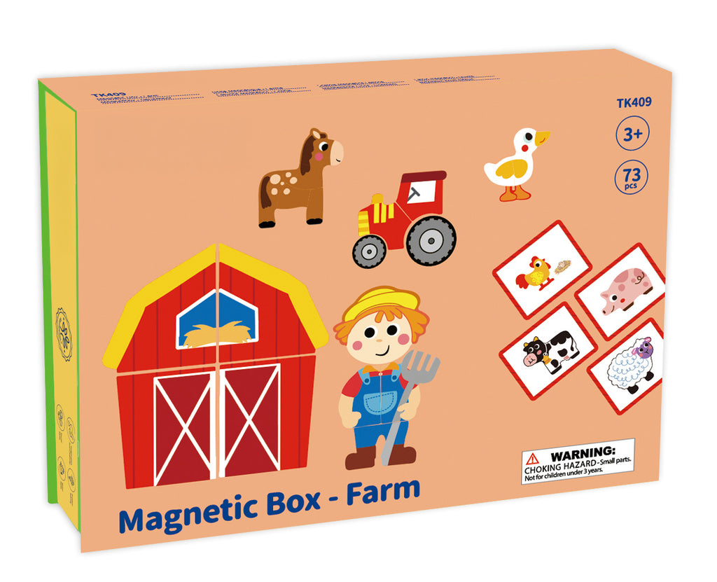 Houten Magnetische Boerderijbox