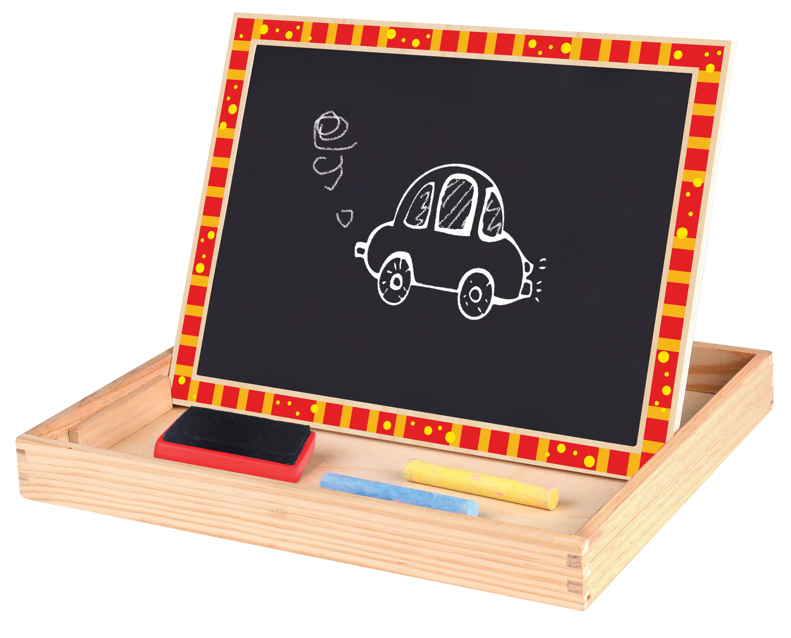 Houten Magneet- en Krijtbord