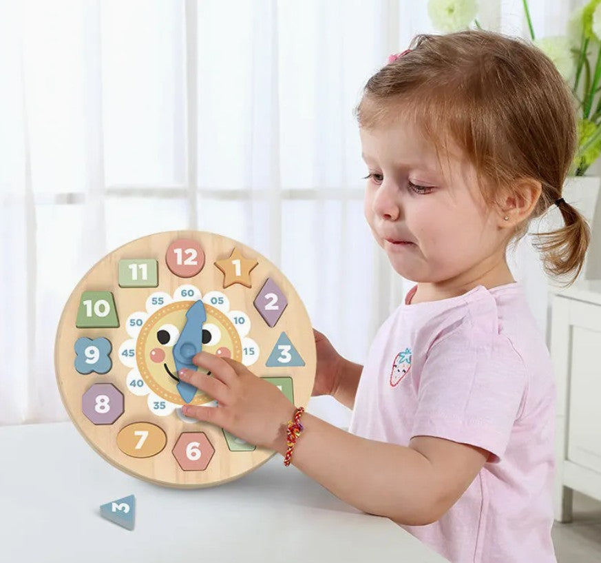 Houten Klokpuzzel