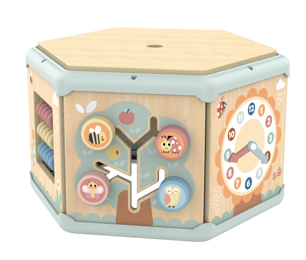 Houten Activiteitenkubus 7 in 1
